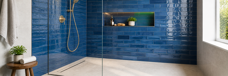 Blue Subway Tile Ideas for Kitchens and Bathrooms