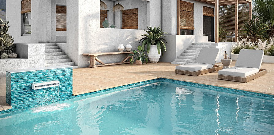 Glass vs Porcelain Pool Tile  Which Is Better for Your Pool by Bruno Tile Choices
