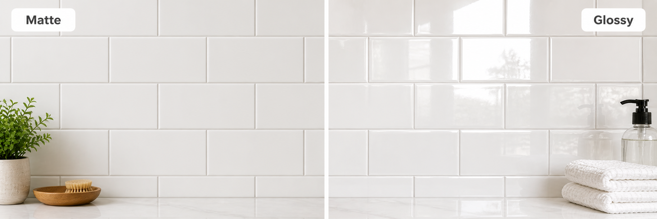 Matte vs Glossy White Tile Which Should You Choose