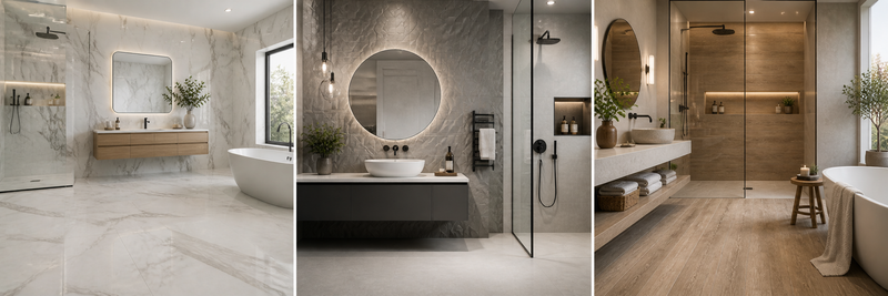 Modern Bathroom Tile Design Guide Styles, Layouts Trends