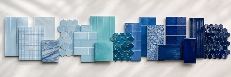 Shades of Blue Tile How to Choose Between Navy, Cobalt, Aqua and More