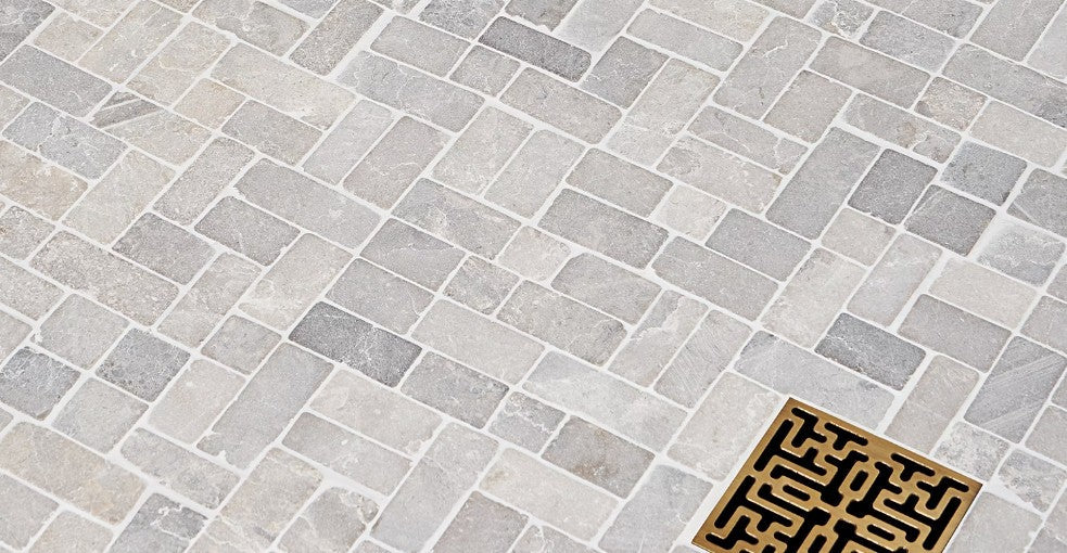 Slip-Resistant Shower Floor Tiles by Bruno at Tile Choices