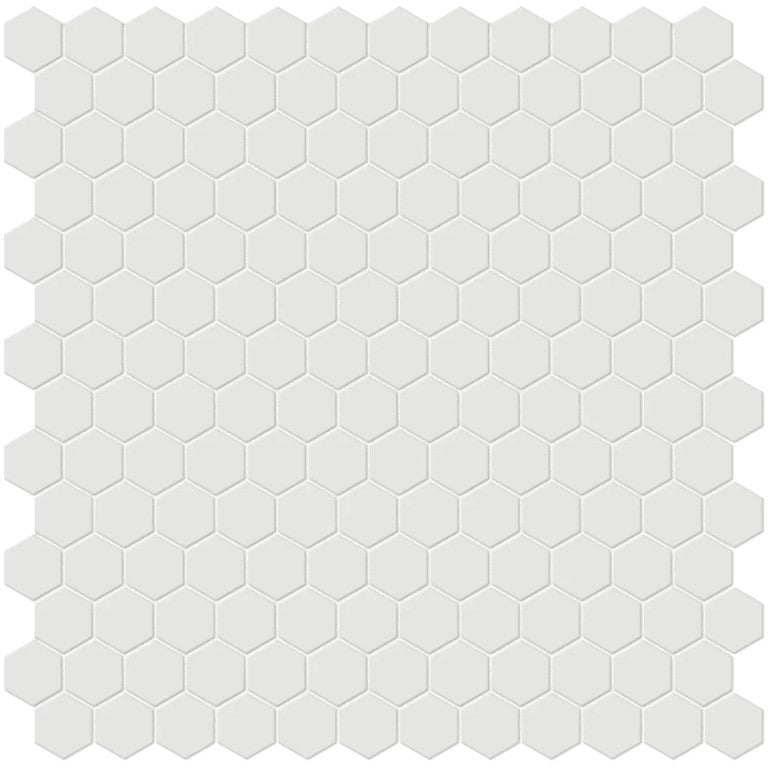 Anatolia Soho 1" hexagon 4501-0444-0 matte vintage grey mosaic