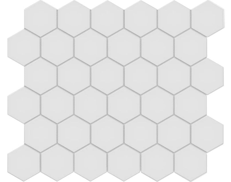 Anatolia Soho 2" hexagon 4501-0456-0 matte gallery grey mosaic