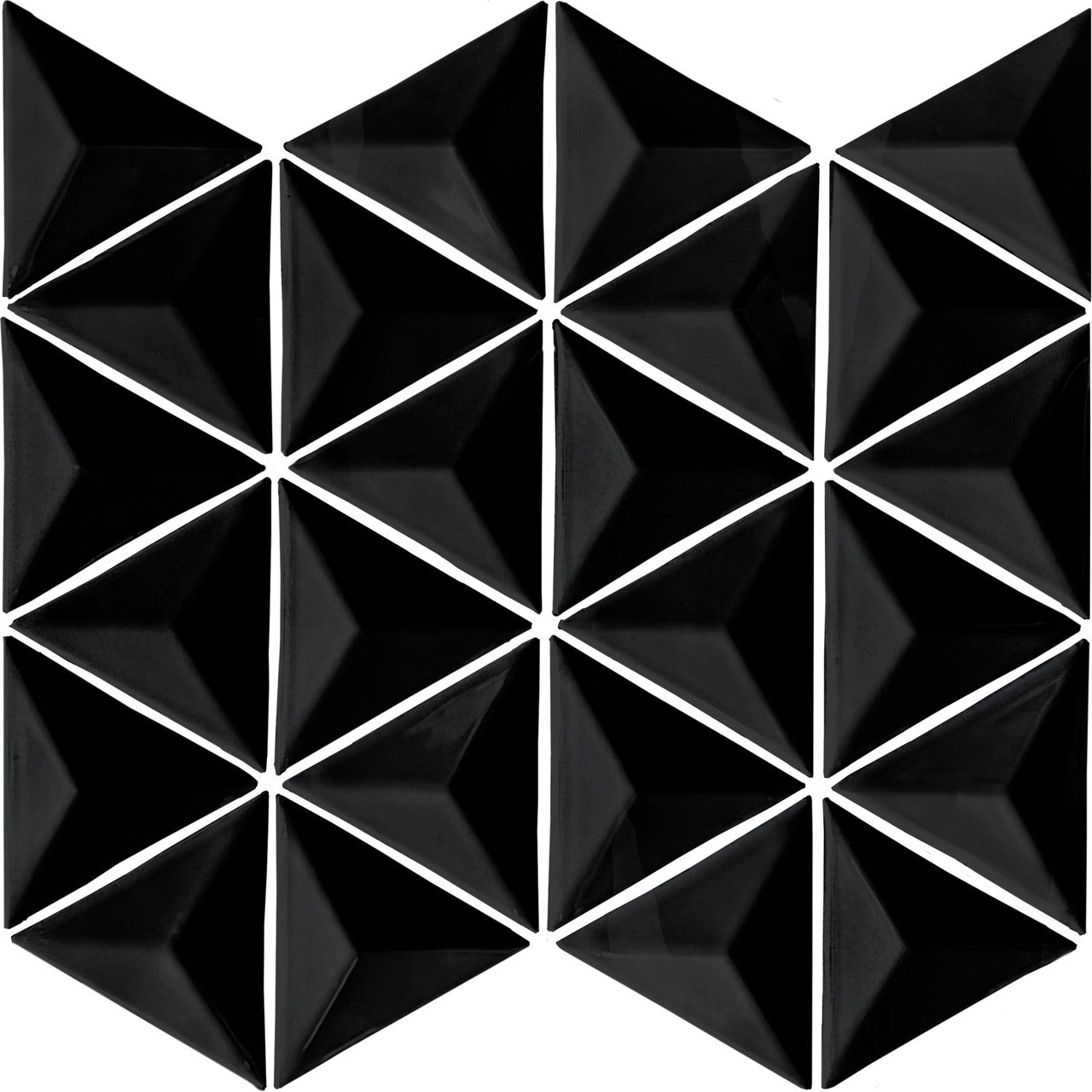 3-D Series Triangle Black Glossy SSA-1261