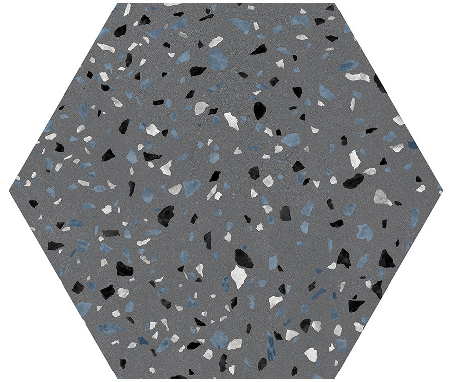 ABS-6006 Abstract Graphite Terrazzo Look tile