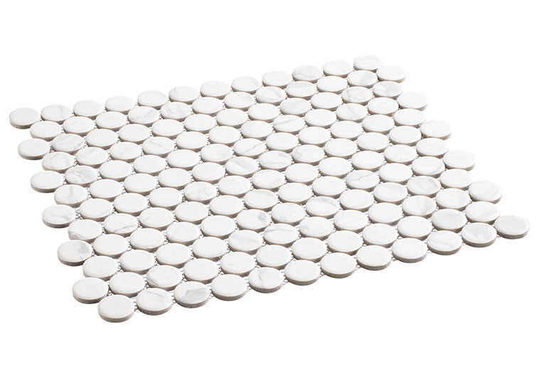 Belworth Collection penny round mosaic BWH-6281 Murbo side view