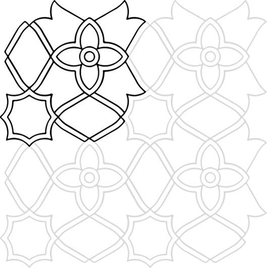 Botanelle Plumeria BTE-6113 waterjet mosaic tile pattern