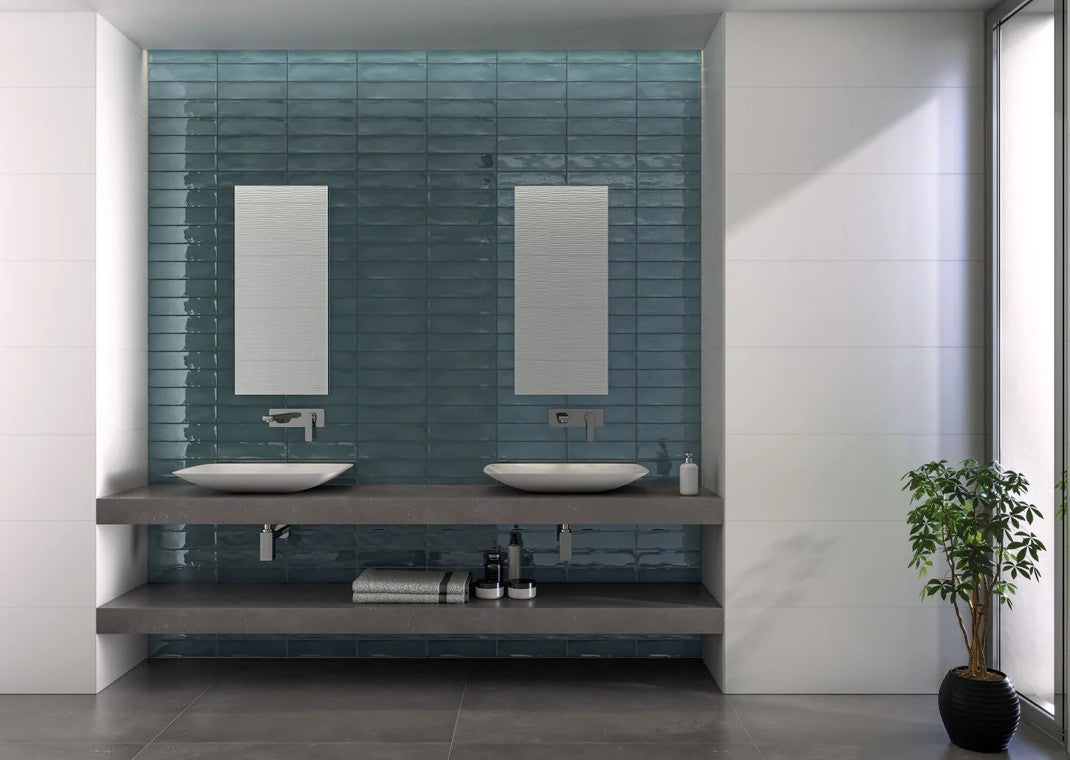 Brooklyn Collection BK-2503 Denim 3 x 12 vanity area backsplash