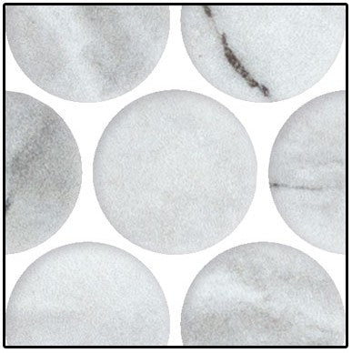 Carolina Dots Penny Round Mosaic Venezuela Dawn CAR 2014 Close Up