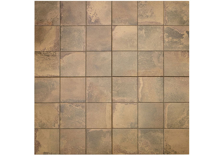 Catalonia CTL-1351 Cora Cobre 18 x 18 matte 4 tiles together