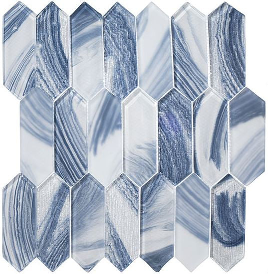 Circa Parthenon Collection Picket Glass Mosaic CPN-9104 Adrianne Skye
