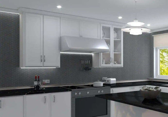 Crystile Eclipse C06-2 kitchen backsplash tile Photo