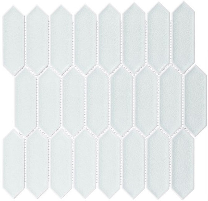 Decko Series DEK3504 Sweet Erte elongated hexagon crackle mosaic tile