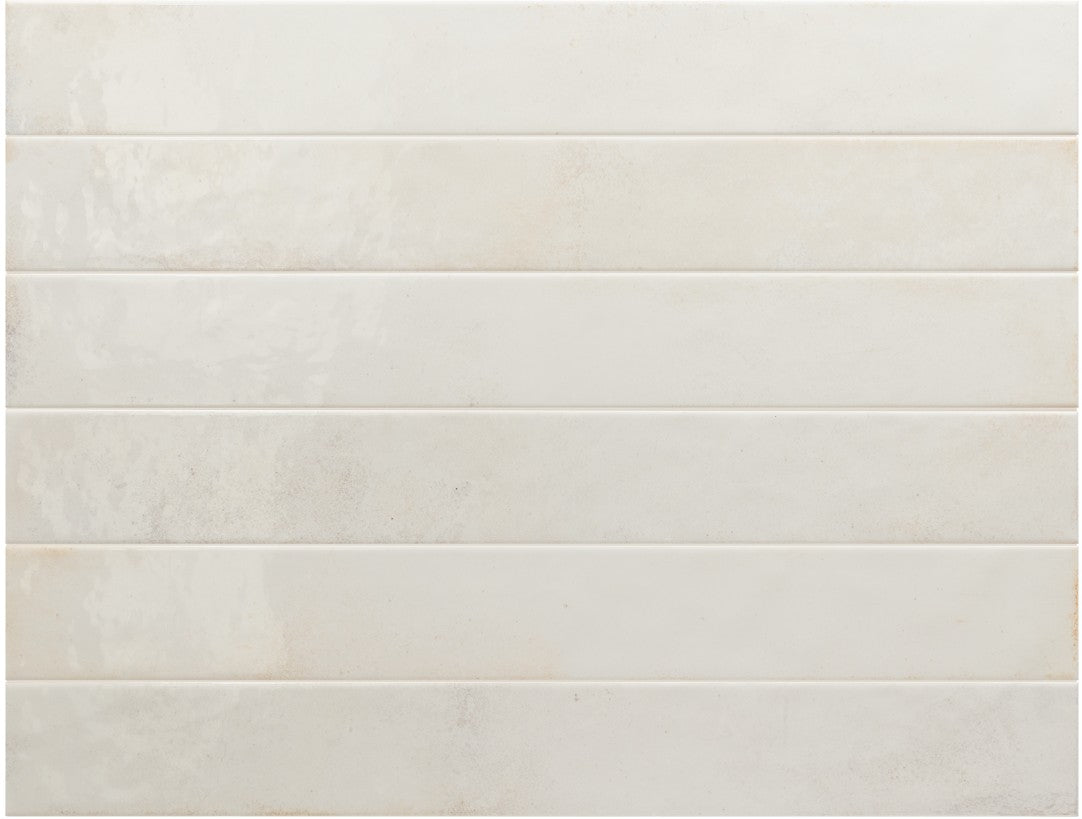 Equipe Bali White 2 x 16 Subway Tile 31554 Color variation