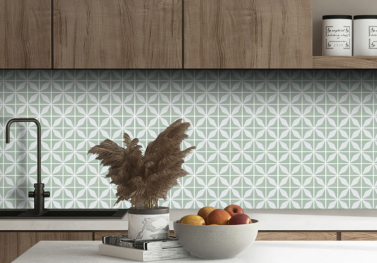 FNA-6403 Carmina Fauna Collection Kitchen backsplash tile install