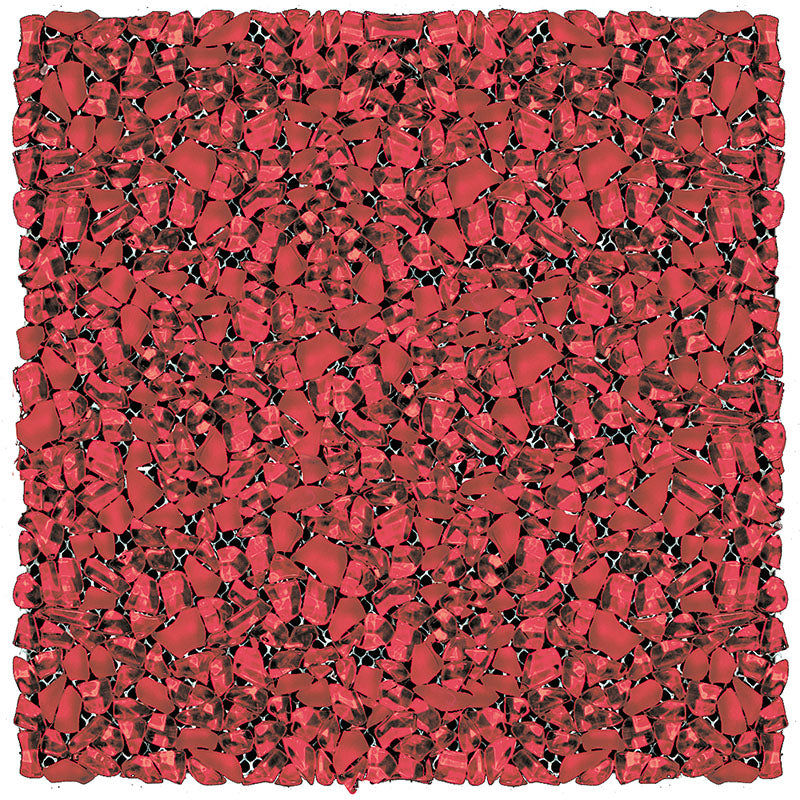 Gem series Ruby GEM7 Pebble glass tile mosaic