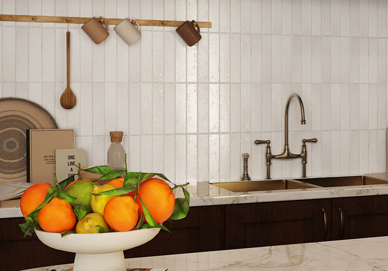 Gemme Collection 2 x 10 Geoda GMM-1071 kitchen backsplash install photo