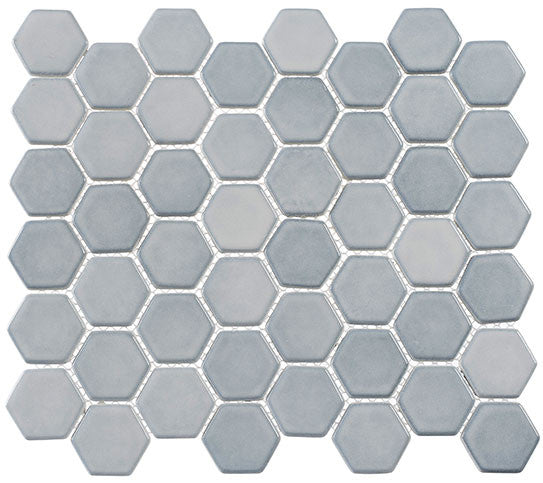 Greenwich Collection Hexagon Recycled Glass Mosaic GR-885 Urbanite