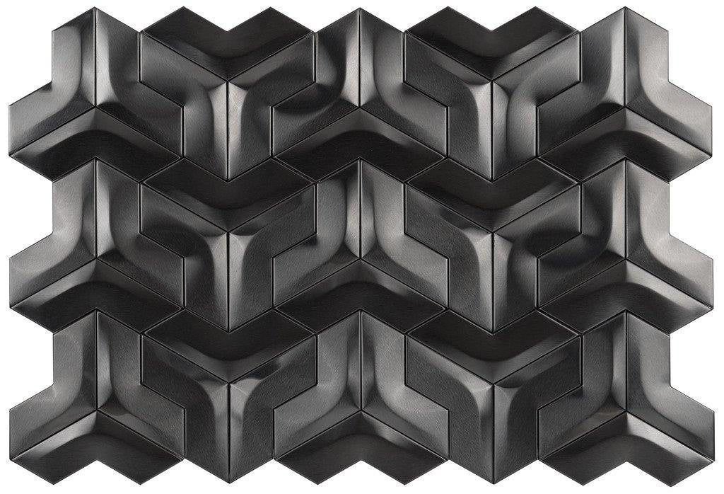 UDS Brushed Gun Metal Windmill Mosaic 526-038