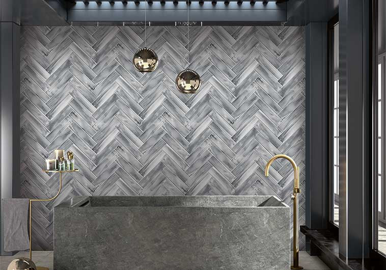 Island Wharf 3 x 12 Ceramic Tile Cozy Dock IW 1113 Master Bathroom