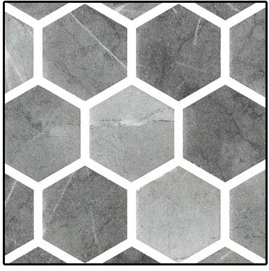 Karma Ridge Recycled Glass Mosaic Tile KR-1401 Ashley Rock Close Up