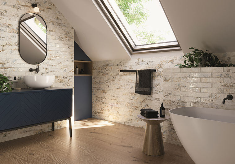 Kleinfield KLF-3902 Amor Forever bathroom ceramic subway tile install