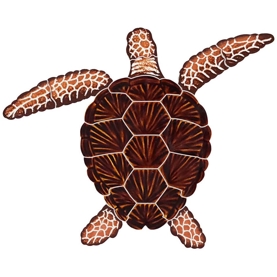 Loggerhead Turtle Pool Mosaic