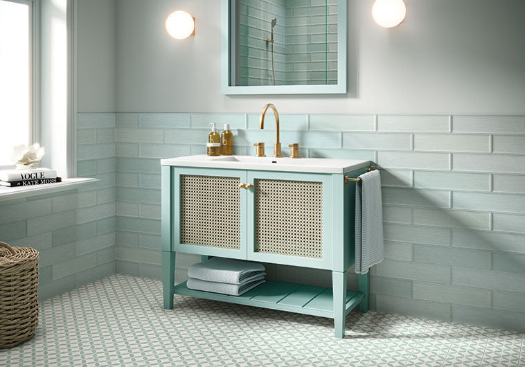 Lullaby Collection 4 x 16 LLB-4803 Olivia Whisper bathroom wall tiles