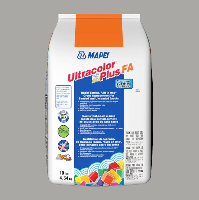 MAPEI Ultracolor Plus FA Silver #5027 All-in-one Grout 10-lb Tile Choices