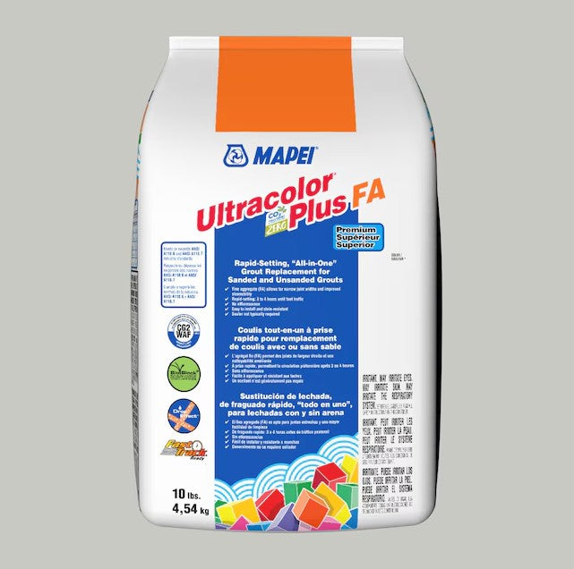 MAPEI Ultracolor Plus FA Warm Gray #5093 All-in-one Grout 10-lb light gray tone grout color