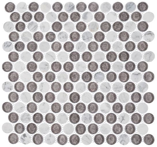 Marbello Series MRB-3303 Piccolo glass and marble penny rounds