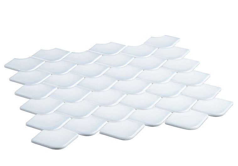 Mermaids Collection Fish Scale Tile MID-6084 Marinella Side View Tile Choices