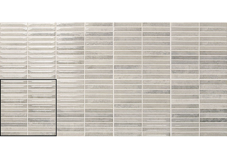 Sample Module Tiles Gray 3D Ceramic Tile 8x8 | Modulette Umbrium MDL-1243 SmartSet – Tile ...