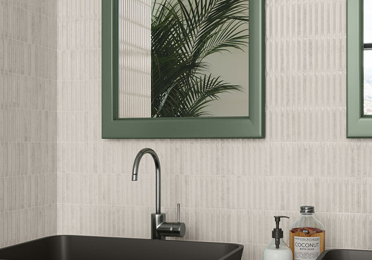 Modulette Collection MDL-1241 Biancore 8 x 8 vanity backsplash