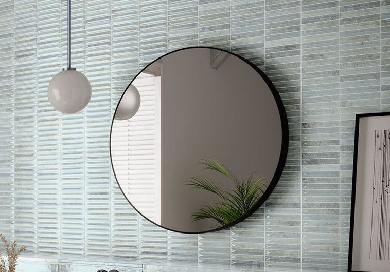 Modulette Collection MDL-1245 Abyssal 8 x 8 vanity backsplash install