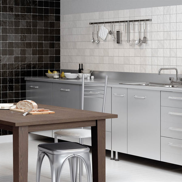 4 x 4 Myorka White Ceramic Tile