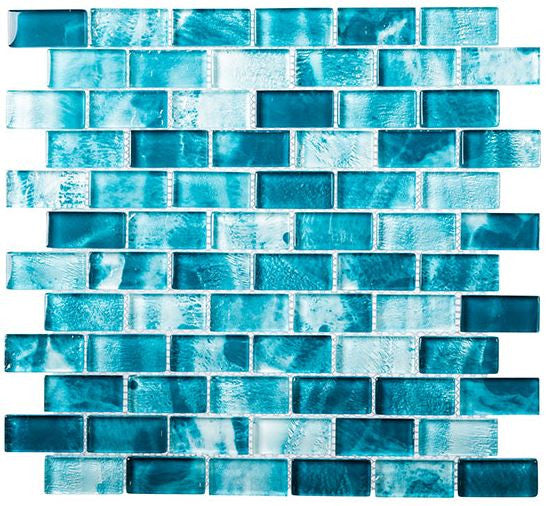 Natural Beauty Collection 1 x 2 glass mosaic tile NAT-3601 Eternity Pool