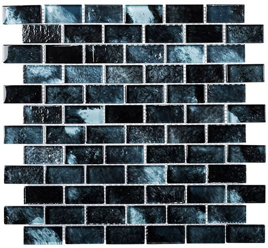 Natural Beauty Collection 1 x 2 glass mosaic tile NAT3605 Lake Garda Pool Tile