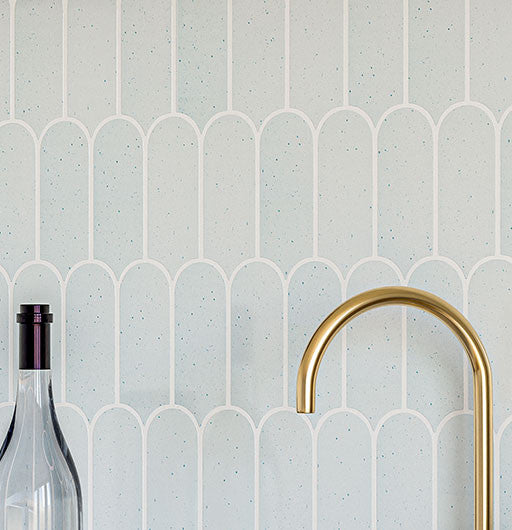 Popsicle Series Elongated Fish Scale Tile POP-6134 Namint bathroom wall tiles