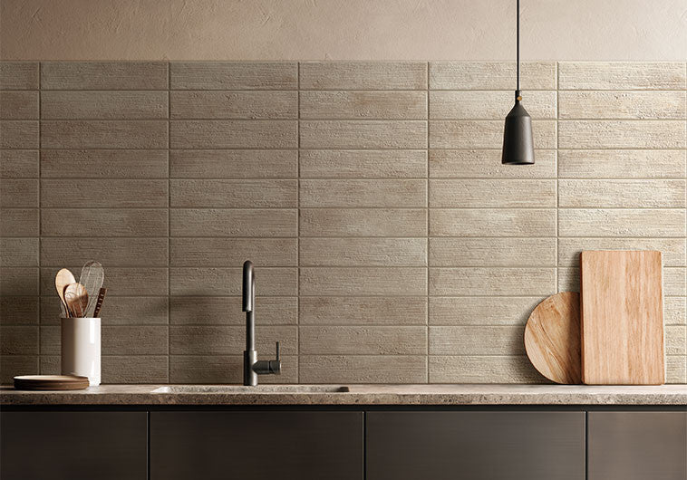 RYA-6432 Topo from Reya Collection kitchen backsplash tile install