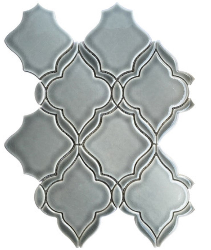 Chateau Series Arya Pattern PSY-962 Anchor Crackle Glossy Ceramic tile Mosaic