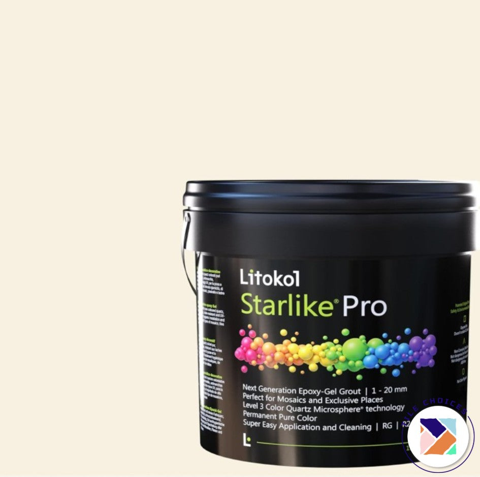 Starlike PRO 13 Argilla Bianca Epoxy Grout at TIle Choices