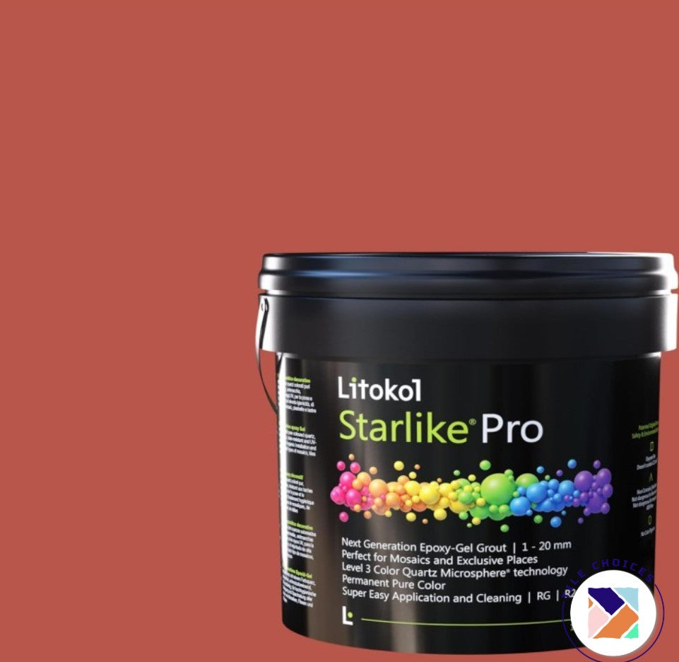 Starlike PRO 34 Terracotta Epoxy Grout at Tile Choices