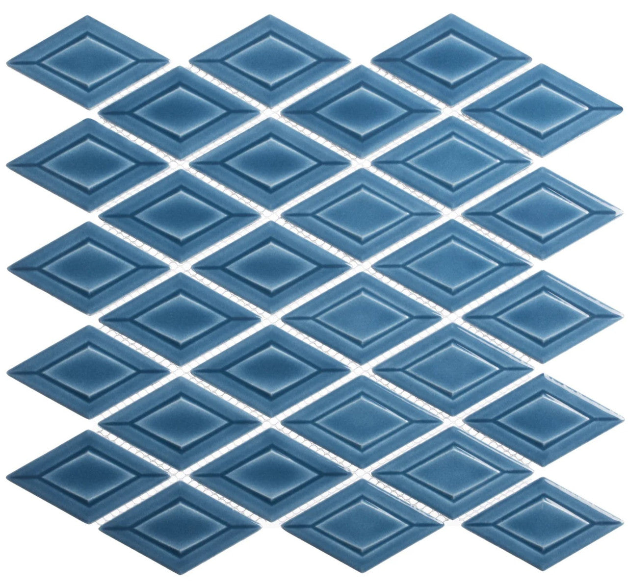 Tetragon Series 3D Diamond Shape Porcelain Mosaic TET-6335 Kytelle