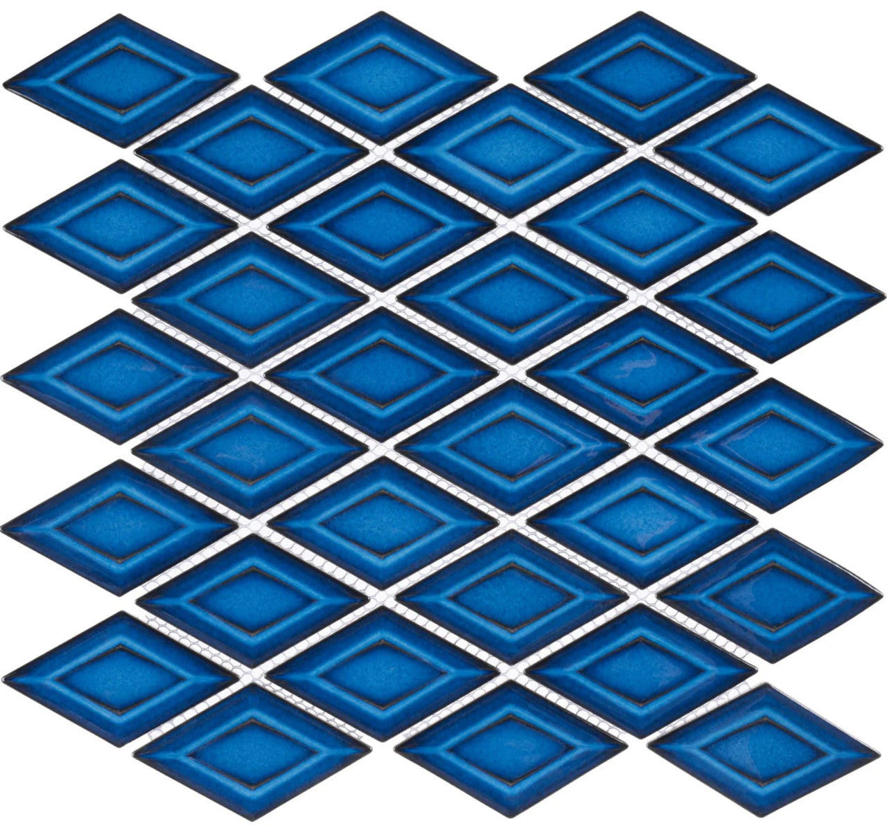 Tetragon Series 3D Diamond Shape Porcelain Mosaic TET-6336 Borona