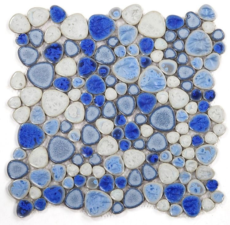 UT-3692 Sapphire Pebble Mosaic Tile