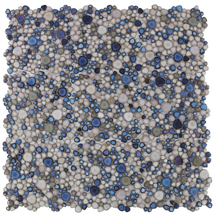 UT-743 Atlas Pebble Mosaic Tile 9 sheets together