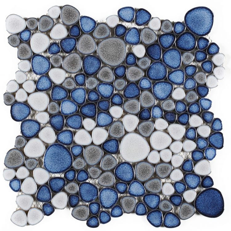 UT-838 Sky Pebble Mosaic Tile