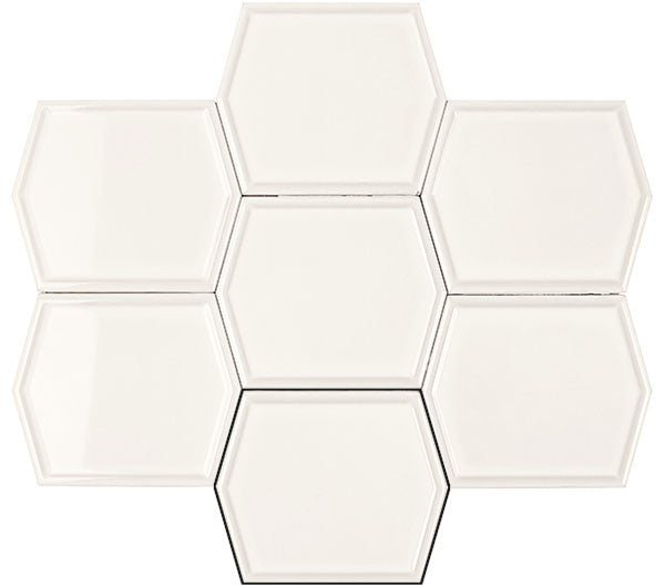 Wexille Hall Hexagon Ceramic Field Tile WXH-4601 Essence Breeze Pattern